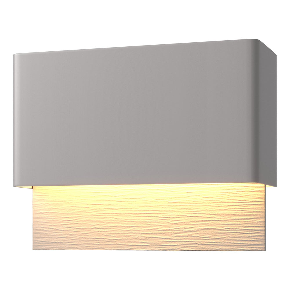 Hubbardton Forge - LED Outdoor Wall Sconce - Stratum - Coastal Burnished Steel- Union Lighting Luminaires Decor