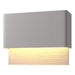 Hubbardton Forge - LED Outdoor Wall Sconce - Stratum - Coastal Burnished Steel- Union Lighting Luminaires Decor