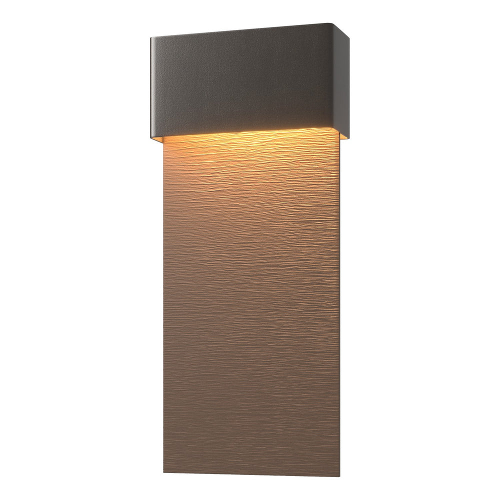 Hubbardton Forge - LED Outdoor Wall Sconce - Stratum - Coastal Oil Rubbed Bronze- Union Lighting Luminaires Decor