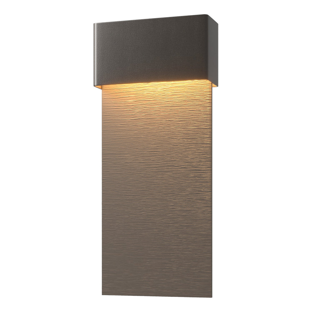 Hubbardton Forge - LED Outdoor Wall Sconce - Stratum - Coastal Oil Rubbed Bronze- Union Lighting Luminaires Decor