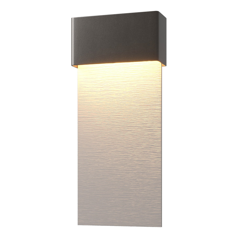 Hubbardton Forge - LED Outdoor Wall Sconce - Stratum - Coastal Oil Rubbed Bronze- Union Lighting Luminaires Decor