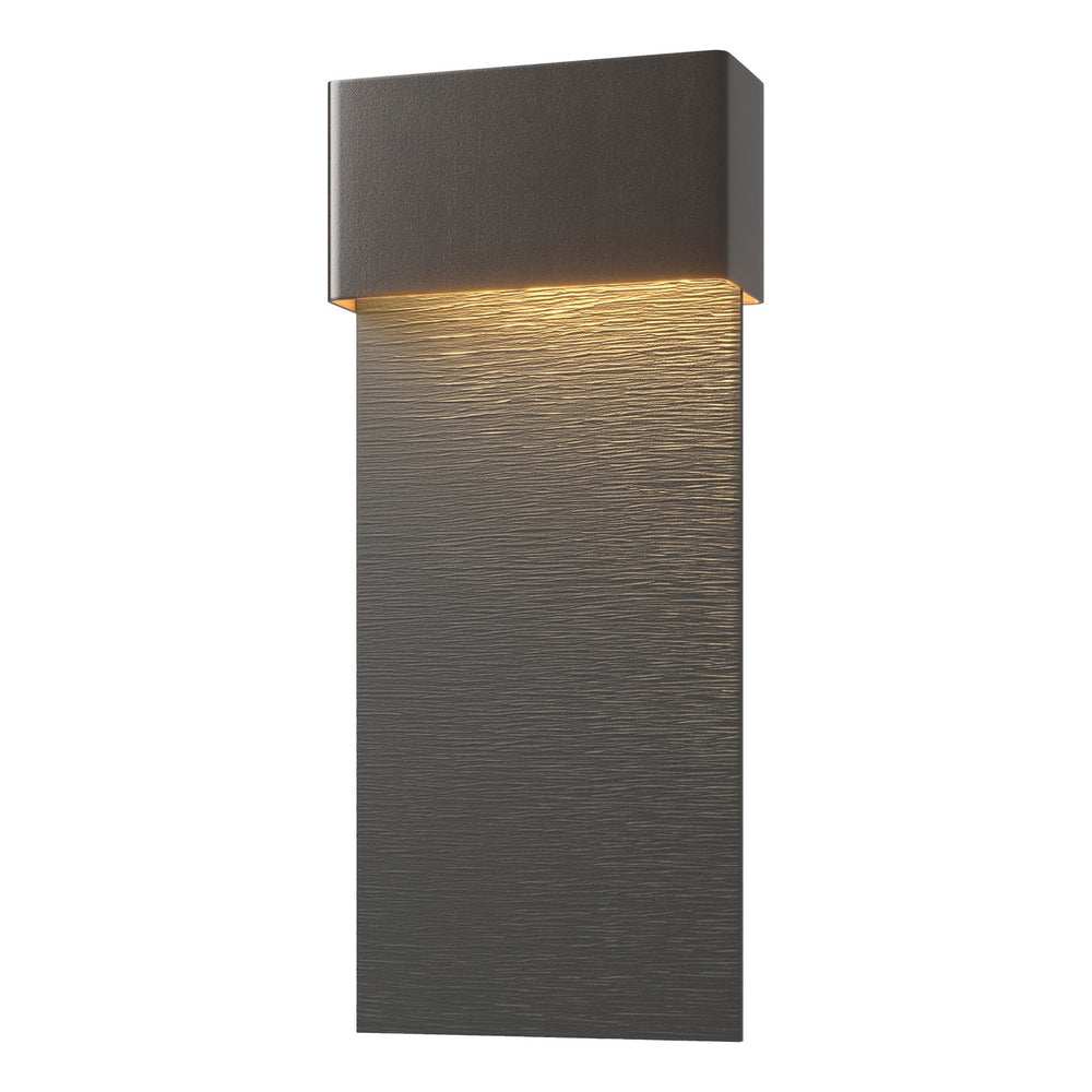 Hubbardton Forge - LED Outdoor Wall Sconce - Stratum - Coastal Oil Rubbed Bronze- Union Lighting Luminaires Decor