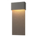 Hubbardton Forge - LED Outdoor Wall Sconce - Stratum - Coastal Natural Iron- Union Lighting Luminaires Decor