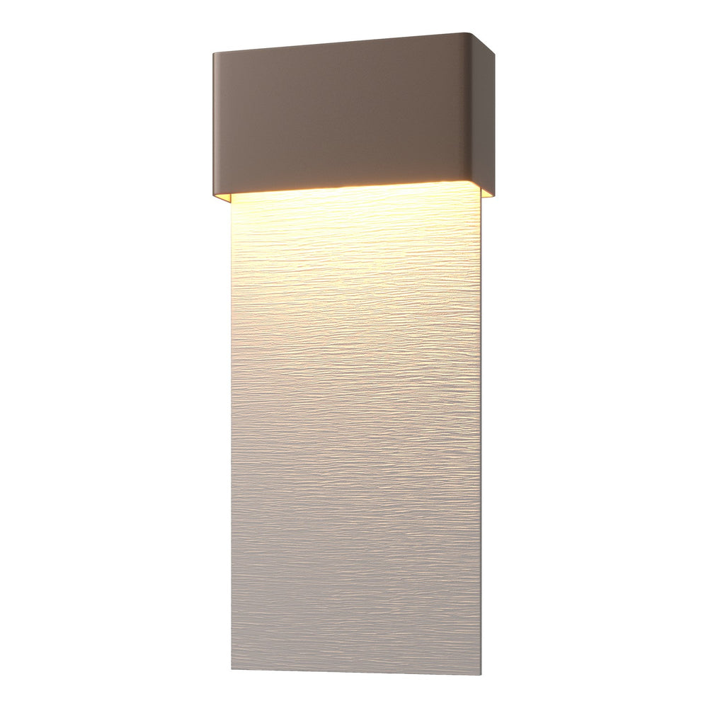 Hubbardton Forge - LED Outdoor Wall Sconce - Stratum - Coastal Bronze- Union Lighting Luminaires Decor