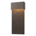 Hubbardton Forge - LED Outdoor Wall Sconce - Stratum - Coastal Dark Smoke- Union Lighting Luminaires Decor