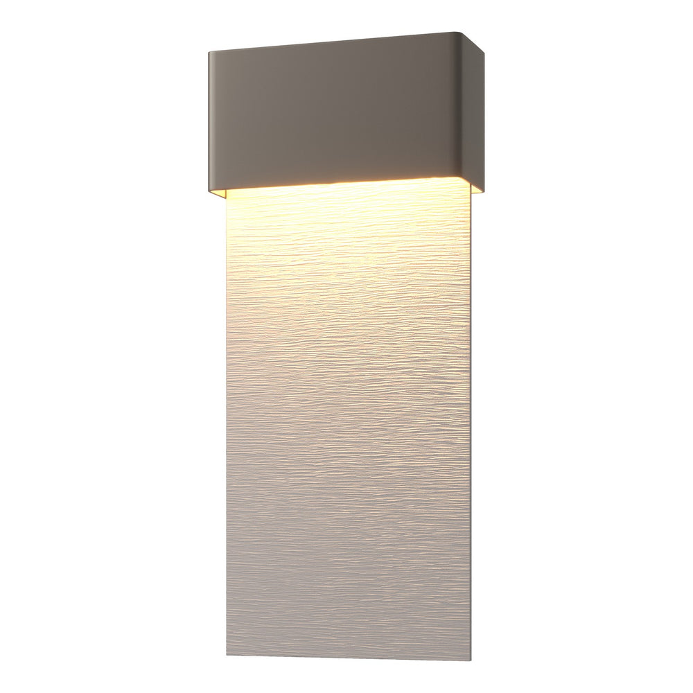 Hubbardton Forge - LED Outdoor Wall Sconce - Stratum - Coastal Dark Smoke- Union Lighting Luminaires Decor