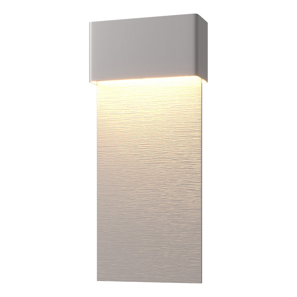 Hubbardton Forge - LED Outdoor Wall Sconce - Stratum - Coastal Burnished Steel- Union Lighting Luminaires Decor