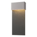 Hubbardton Forge - LED Outdoor Wall Sconce - Stratum - Coastal Burnished Steel- Union Lighting Luminaires Decor
