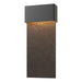 Hubbardton Forge - LED Outdoor Wall Sconce - Stratum - Coastal Black- Union Lighting Luminaires Decor