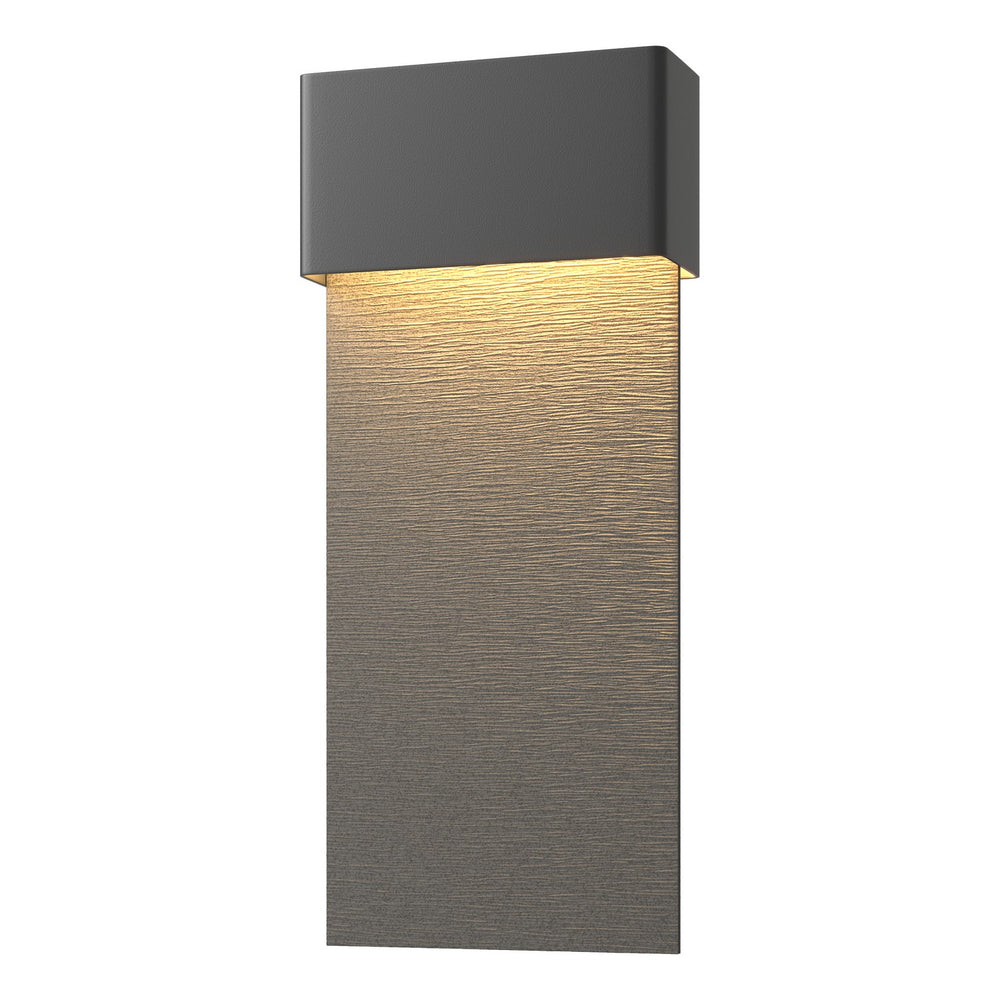 Hubbardton Forge - LED Outdoor Wall Sconce - Stratum - Coastal Black- Union Lighting Luminaires Decor