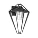 Hubbardton Forge - One Light Outdoor Wall Sconce - Stellar - Coastal Black- Union Lighting Luminaires Decor