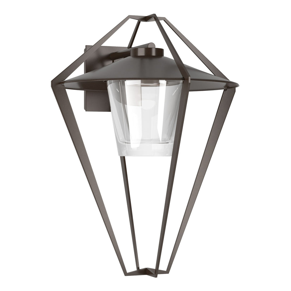 Hubbardton Forge - One Light Outdoor Wall Sconce - Stellar - Coastal Bronze- Union Lighting Luminaires Decor
