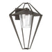 Hubbardton Forge - One Light Outdoor Wall Sconce - Stellar - Coastal Dark Smoke- Union Lighting Luminaires Decor