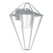 Hubbardton Forge - One Light Outdoor Wall Sconce - Stellar - Coastal Burnished Steel- Union Lighting Luminaires Decor