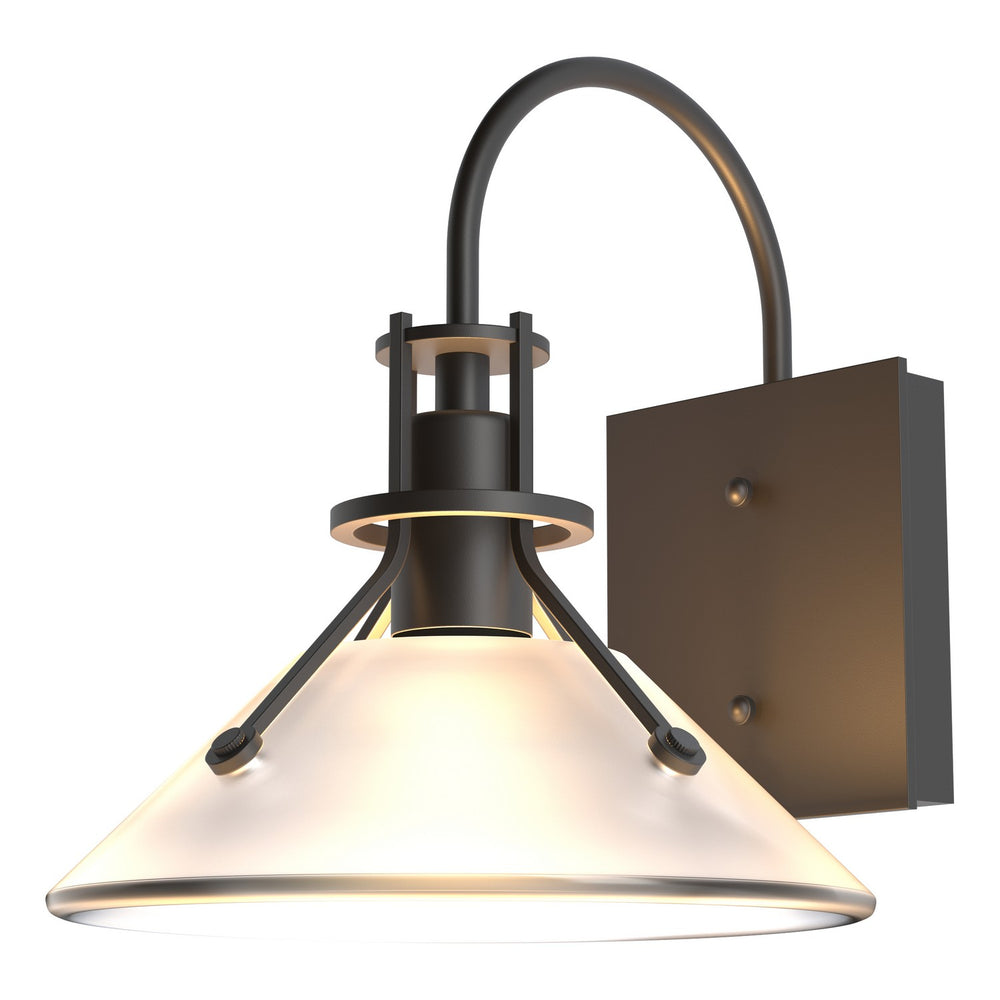 Hubbardton Forge - One Light Outdoor Wall Sconce - Henry - Coastal Oil Rubbed Bronze- Union Lighting Luminaires Decor
