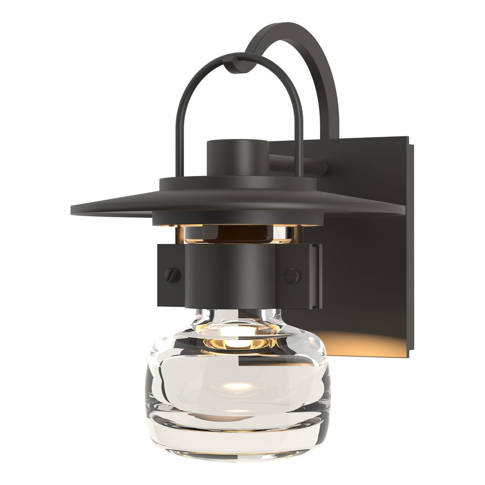 Hubbardton Forge - One Light Outdoor Wall Sconce - Mason - Coastal Oil Rubbed Bronze- Union Lighting Luminaires Decor