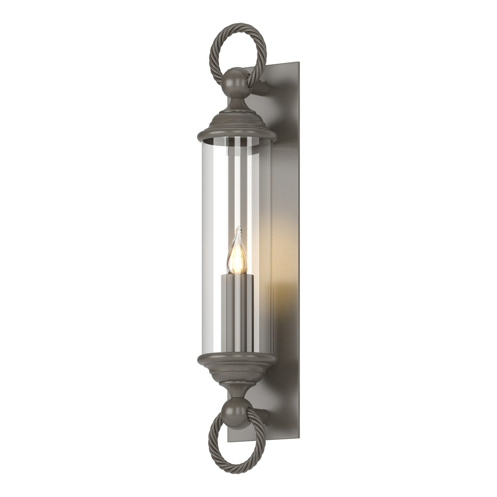 Hubbardton Forge - One Light Outdoor Wall Sconce - Cavo - Coastal Dark Smoke- Union Lighting Luminaires Decor