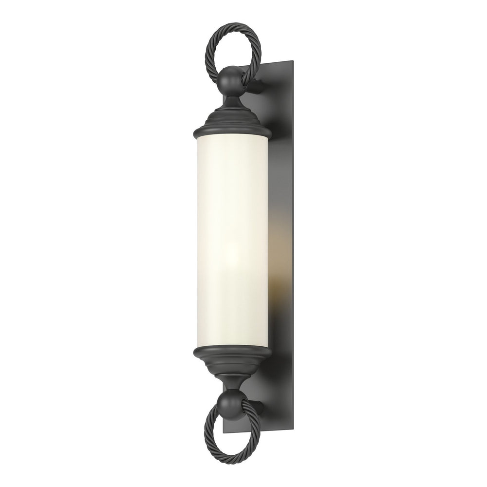 Hubbardton Forge - One Light Outdoor Wall Sconce - Cavo - Coastal Black- Union Lighting Luminaires Decor