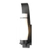 Hubbardton Forge - One Light Outdoor Wall Sconce - Sea Coast - Coastal Black- Union Lighting Luminaires Decor