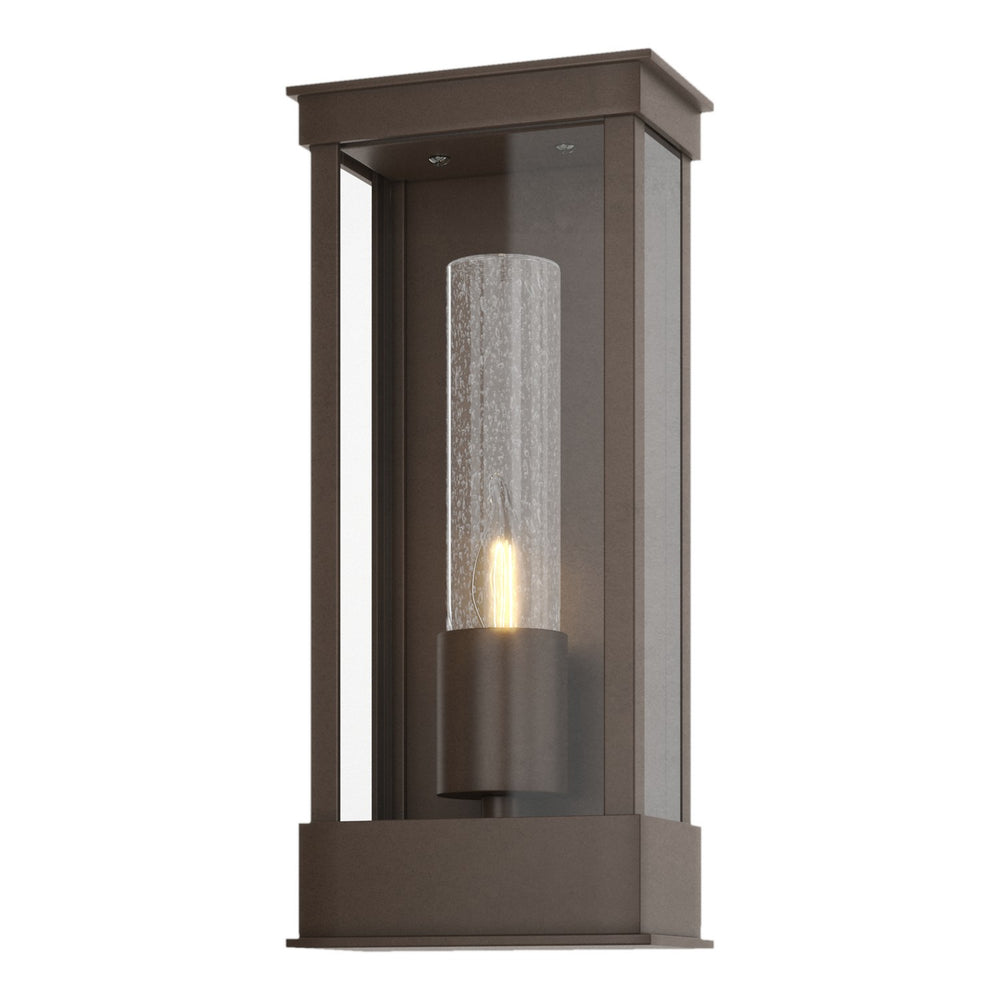 Hubbardton Forge - One Light Outdoor Wall Sconce - Portico - Coastal Bronze- Union Lighting Luminaires Decor