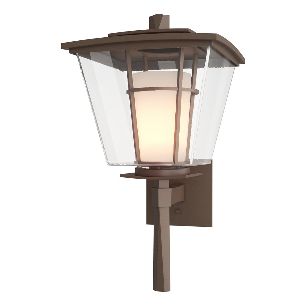 Hubbardton Forge - One Light Outdoor Wall Sconce - Beacon Hall - Coastal Bronze- Union Lighting Luminaires Decor