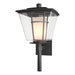 Hubbardton Forge - One Light Outdoor Wall Sconce - Beacon Hall - Coastal Black- Union Lighting Luminaires Decor