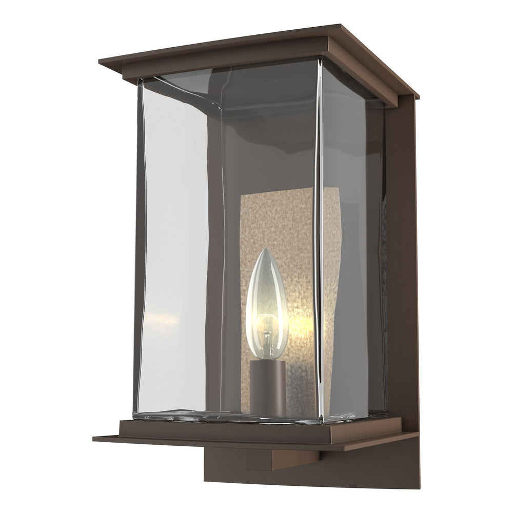 Hubbardton Forge - One Light Outdoor Wall Sconce - Kingston - Coastal Bronze- Union Lighting Luminaires Decor