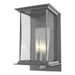Hubbardton Forge - One Light Outdoor Wall Sconce - Kingston - Coastal Burnished Steel- Union Lighting Luminaires Decor