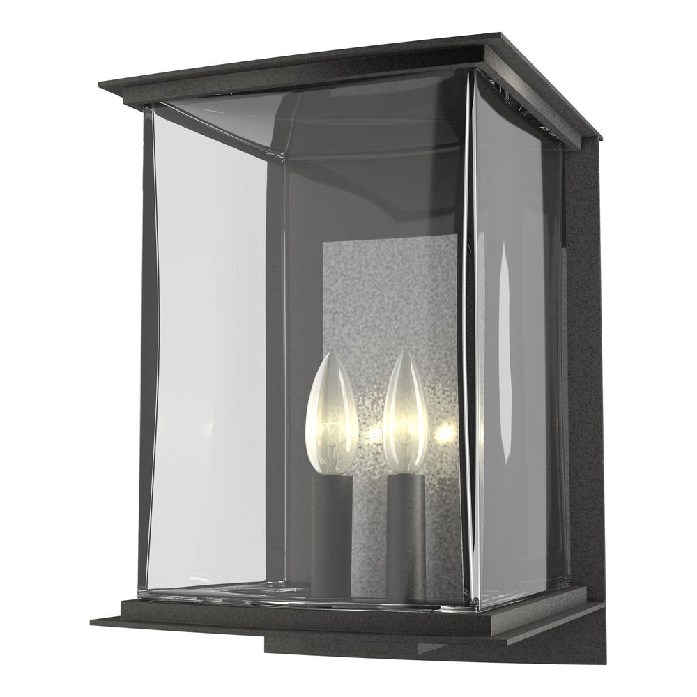 Hubbardton Forge - Two Light Outdoor Wall Sconce - Kingston - Coastal Natural Iron- Union Lighting Luminaires Decor