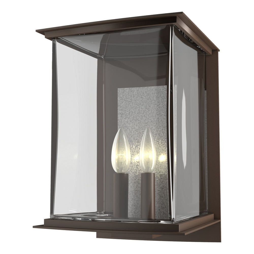 Hubbardton Forge - Two Light Outdoor Wall Sconce - Kingston - Coastal Bronze- Union Lighting Luminaires Decor