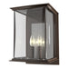Hubbardton Forge - Two Light Outdoor Wall Sconce - Kingston - Coastal Bronze- Union Lighting Luminaires Decor
