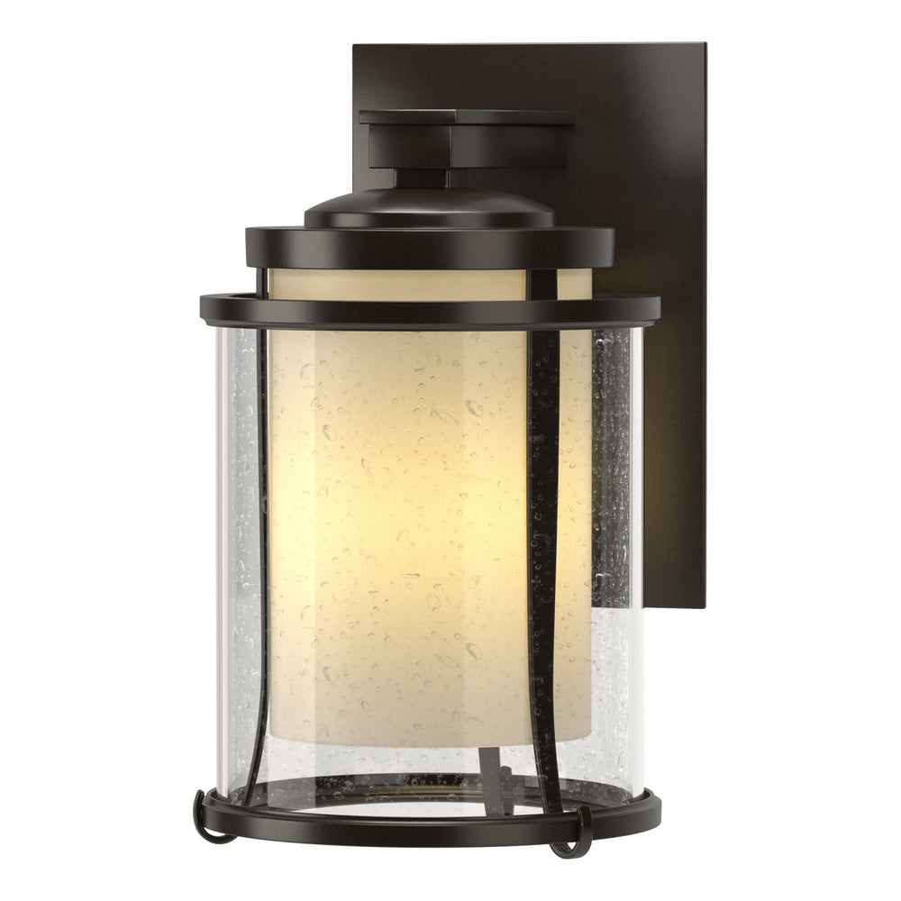 Hubbardton Forge - One Light Outdoor Wall Sconce - Meridian - Coastal Oil Rubbed Bronze- Union Lighting Luminaires Decor