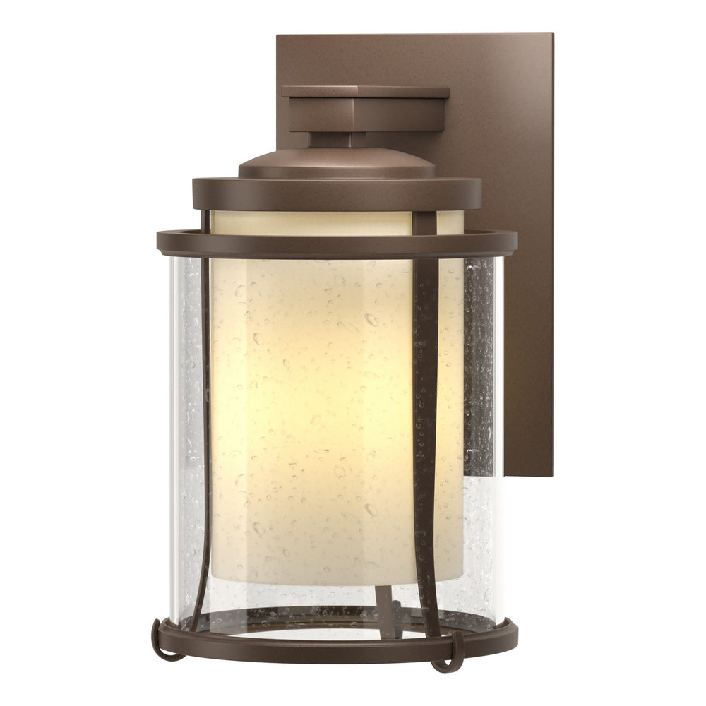 Hubbardton Forge - One Light Outdoor Wall Sconce - Meridian - Coastal Bronze- Union Lighting Luminaires Decor
