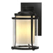 Hubbardton Forge - One Light Outdoor Wall Sconce - Meridian - Coastal Black- Union Lighting Luminaires Decor