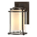 Hubbardton Forge - One Light Outdoor Wall Sconce - Meridian - Coastal Oil Rubbed Bronze- Union Lighting Luminaires Decor