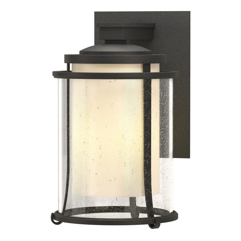 Hubbardton Forge - One Light Outdoor Wall Sconce - Meridian - Coastal Natural Iron- Union Lighting Luminaires Decor