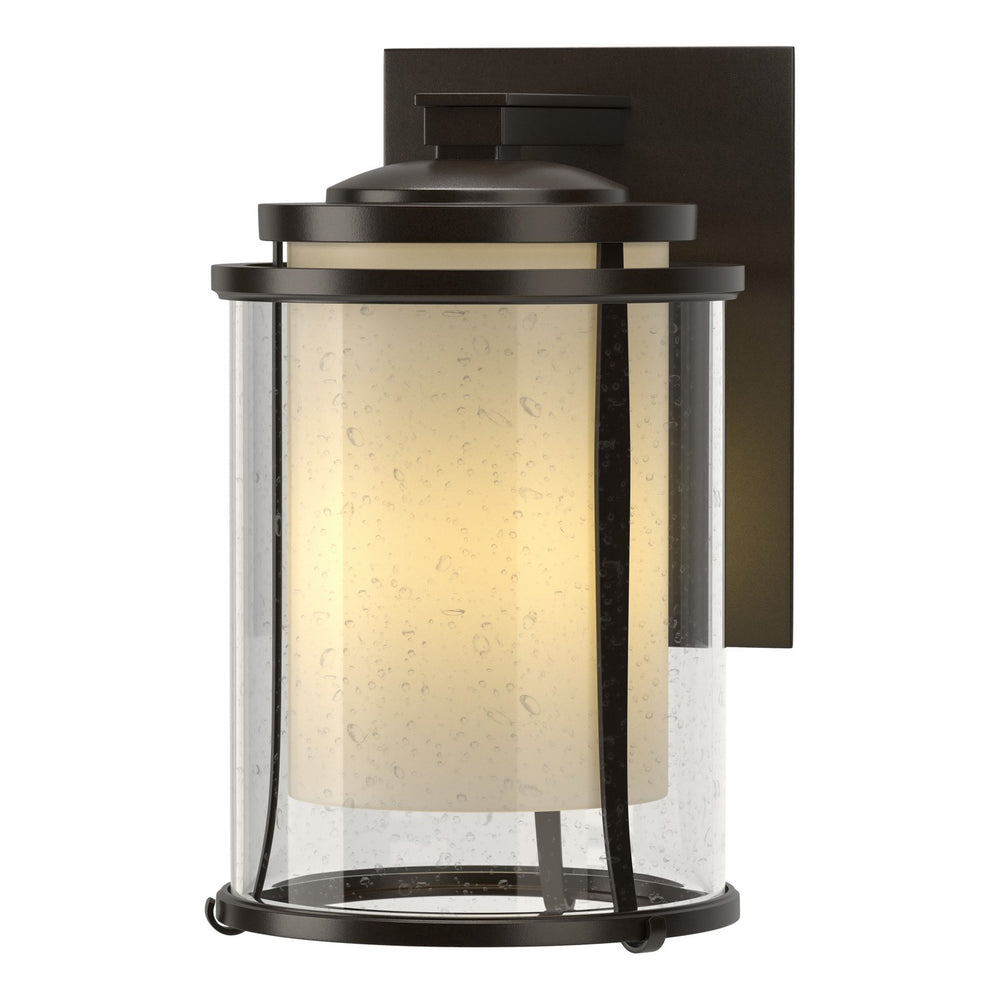 Hubbardton Forge - One Light Outdoor Wall Sconce - Meridian - Coastal Oil Rubbed Bronze- Union Lighting Luminaires Decor