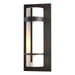 Hubbardton Forge - One Light Outdoor Wall Sconce - Banded - Coastal Oil Rubbed Bronze- Union Lighting Luminaires Decor