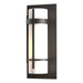 Hubbardton Forge - One Light Outdoor Wall Sconce - Banded - Coastal Oil Rubbed Bronze- Union Lighting Luminaires Decor