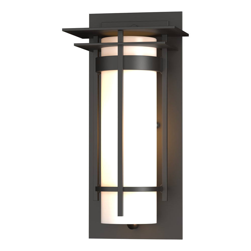 Hubbardton Forge - One Light Outdoor Wall Sconce - Banded - Coastal Oil Rubbed Bronze- Union Lighting Luminaires Decor