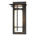Hubbardton Forge - One Light Outdoor Wall Sconce - Banded - Coastal Oil Rubbed Bronze- Union Lighting Luminaires Decor