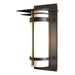 Hubbardton Forge - One Light Outdoor Wall Sconce - Banded - Coastal Oil Rubbed Bronze- Union Lighting Luminaires Decor