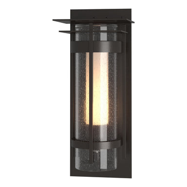 Hubbardton Forge - One Light Outdoor Wall Sconce - Torch - Coastal Oil Rubbed Bronze- Union Lighting Luminaires Decor