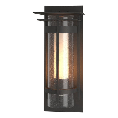 Hubbardton Forge - One Light Outdoor Wall Sconce - Torch - Coastal Natural Iron- Union Lighting Luminaires Decor