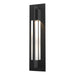 Hubbardton Forge - One Light Outdoor Wall Sconce - Axis - Coastal Black- Union Lighting Luminaires Decor