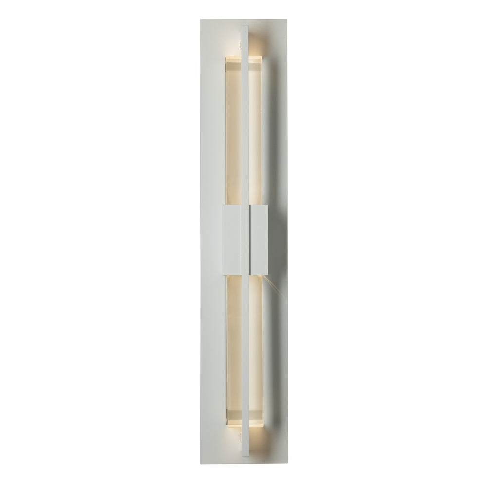 Hubbardton Forge - LED Outdoor Wall Sconce - Axis - Coastal White- Union Lighting Luminaires Decor