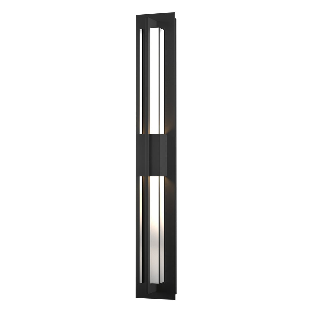 Hubbardton Forge - LED Outdoor Wall Sconce - Axis - Coastal Black- Union Lighting Luminaires Decor
