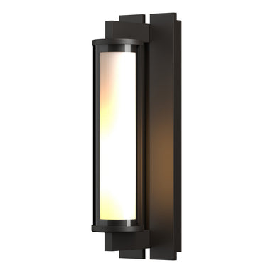 Hubbardton Forge - One Light Outdoor Wall Sconce - Fuse - Coastal Oil Rubbed Bronze- Union Lighting Luminaires Decor