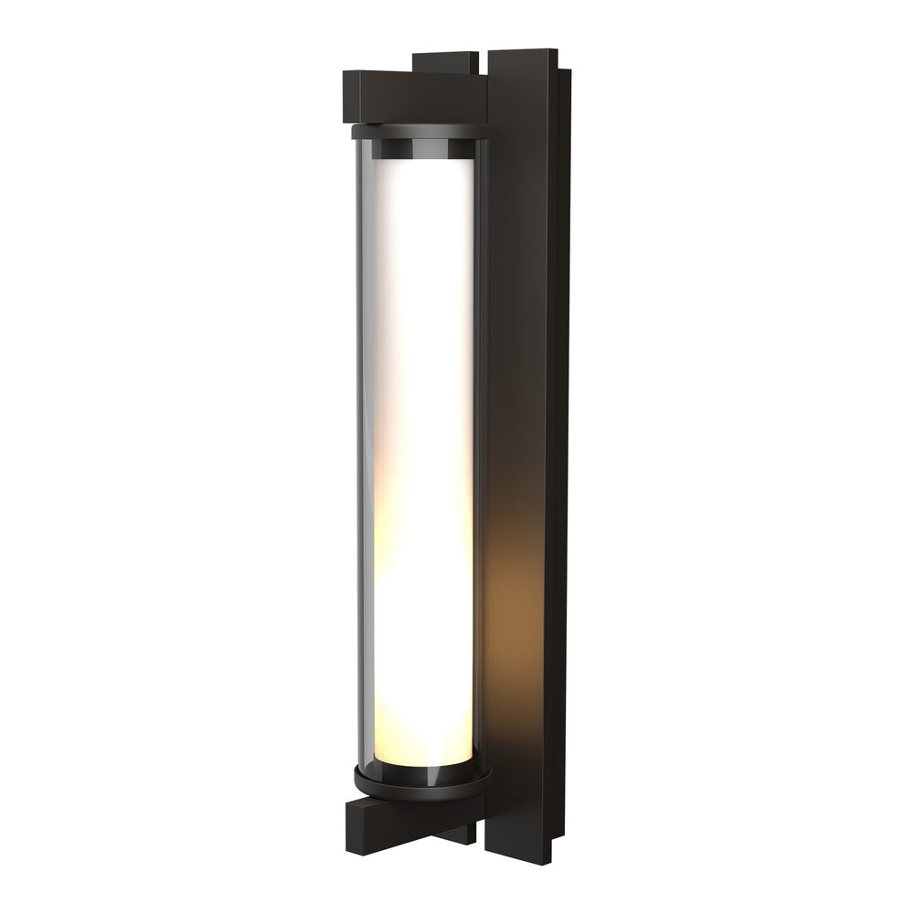 Hubbardton Forge - One Light Outdoor Wall Sconce - Fuse - Coastal Oil Rubbed Bronze- Union Lighting Luminaires Decor