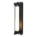 Hubbardton Forge - One Light Outdoor Wall Sconce - Fuse - Coastal Black- Union Lighting Luminaires Decor